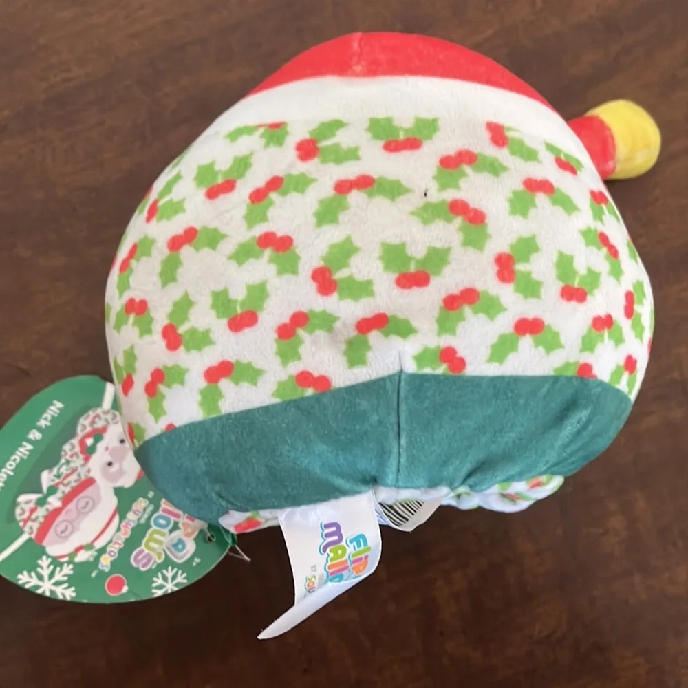 NWT Squishmallow Flip A Mallows 5in Christmas Holiday Nick - Picture 6 of 9